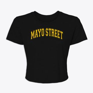Mayo Street Elementary School Varsity Arch Women's Crop Top