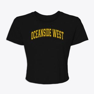 Oceanside West High School Varsity Arch Women's Crop Top