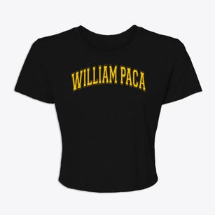 William Paca Elementary School 83 Varsity Arch Women's Crop Top
