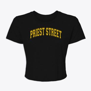 Priest Street Elementary School Varsity Arch Women's Crop Top