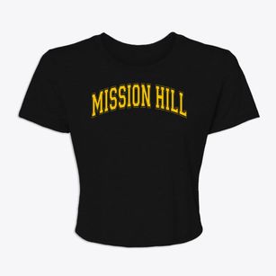 Mission Hill School Varsity Arch Women's Crop Top