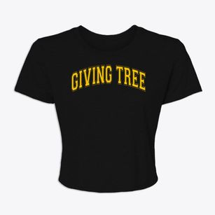 Giving Tree Montessori School Varsity Arch Women's Crop Top