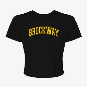 Brockway Christian Academy Varsity Arch Women's Crop Top