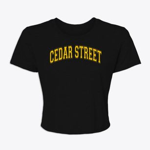 Cedar Street Elementary School Varsity Arch Women's Crop Top