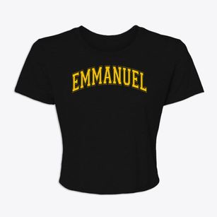 Emmanuel Baptist Academy Varsity Arch Women's Crop Top