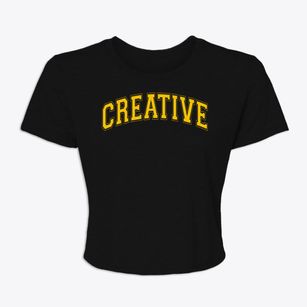 Creative Learning Academy Varsity Arch Women's Crop Top
