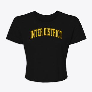 Inter District Downtown School Varsity Arch Women's Crop Top
