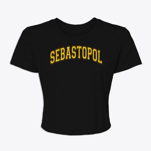 Sebastopol Attendance Center Varsity Arch Women's Crop Top