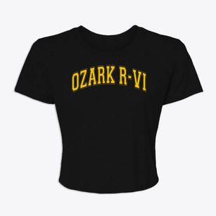 Ozark R-vi Alternative School Varsity Arch Women's Crop Top