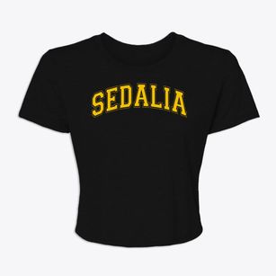 Sedalia Middle School Varsity Arch Women's Crop Top