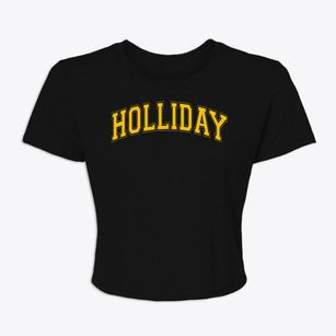Holliday Montessori School Varsity Arch Women's Crop Top