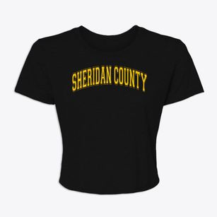 Sheridan County District 75 School Varsity Arch Women's Crop Top