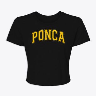 Ponca Elementary School Varsity Arch Women's Crop Top
