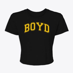 Boyd Elementary School Varsity Arch Women's Crop Top