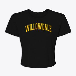 Willowdale Elementary School Varsity Arch Women's Crop Top