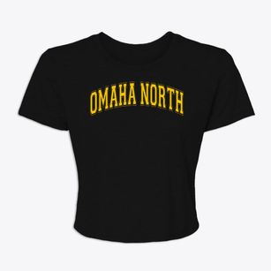 Omaha North High School Varsity Arch Women's Crop Top