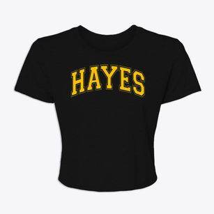 Hayes Elementary School Varsity Arch Women's Crop Top