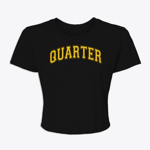 Quarter Mile Lane Elementary School Varsity Arch Women's Crop Top