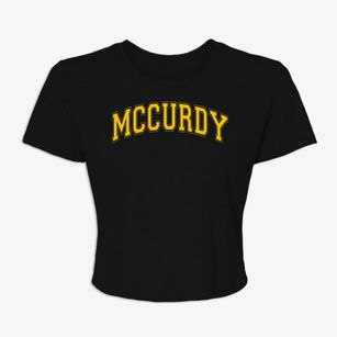 Mccurdy School Varsity Arch Women's Crop Top
