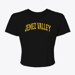 Jemez Valley Middle School Varsity Arch Women's Crop Top