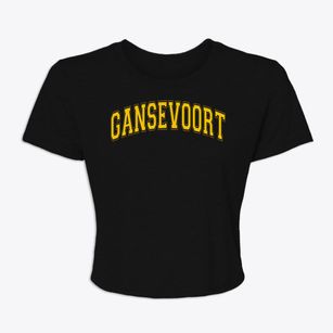 Gansevoort Elementary School Varsity Arch Women's Crop Top