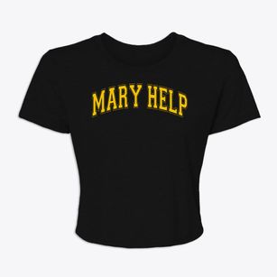 Mary Help Of Christians School Varsity Arch Women's Crop Top