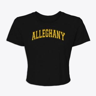 Alleghany Avenue Elementary School Varsity Arch Women's Crop Top