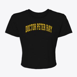 Doctor Peter Ray Varsity Arch Women's Crop Top