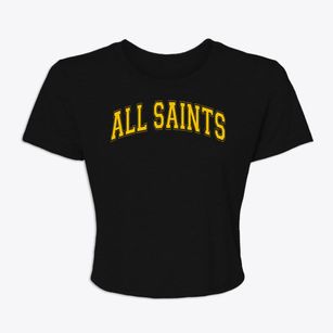 All Saints Junior High School Varsity Arch Women's Crop Top