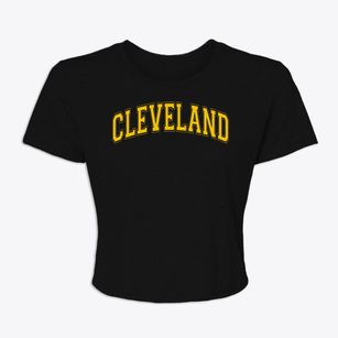 Cleveland Elementary School Varsity Arch Women's Crop Top