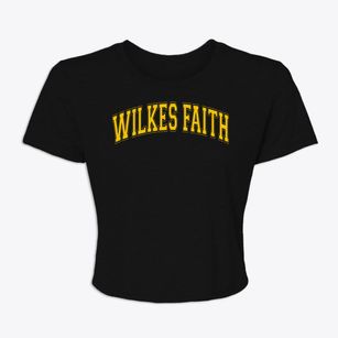 Wilkes Faith Academy Varsity Arch Women's Crop Top