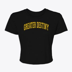 Greater Destiny Prep Academy Varsity Arch Women's Crop Top