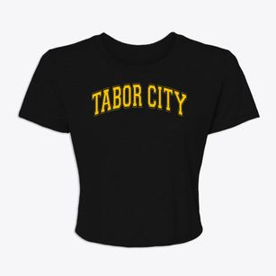 Tabor City Elementary School Varsity Arch Women's Crop Top