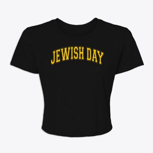 Jewish Day School Varsity Arch Women's Crop Top