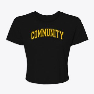 Community Charter School Varsity Arch Women's Crop Top