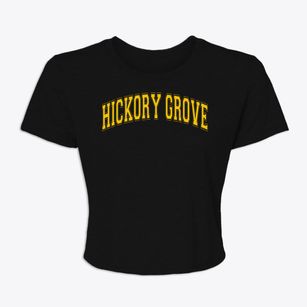 Hickory Grove Baptist Christian School Varsity Arch Women's Crop Top