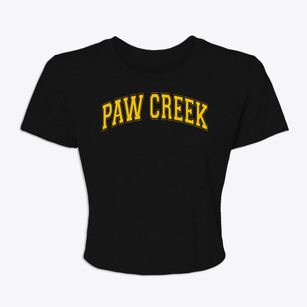 Paw Creek Elementary School Varsity Arch Women's Crop Top