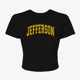 Jefferson Davis Diggs Elementary School Varsity Arch Women's Crop Top