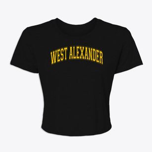 West Alexander Middle School Varsity Arch Women's Crop Top