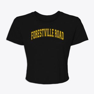 Forestville Road Elementary School Varsity Arch Women's Crop Top