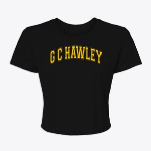 G C Hawley Middle School Varsity Arch Women's Crop Top