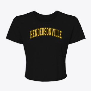 Hendersonville High School Varsity Arch Women's Crop Top