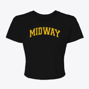 Midway Elementary School Varsity Arch Women's Crop Top