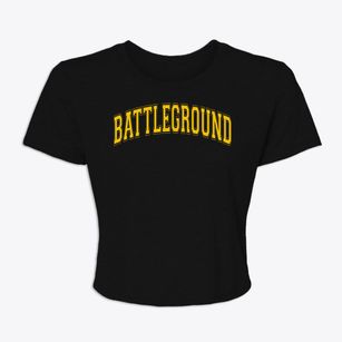 Battleground Elementary School Varsity Arch Women's Crop Top