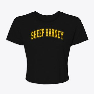 Sheep Harney Elementary School Varsity Arch Women's Crop Top