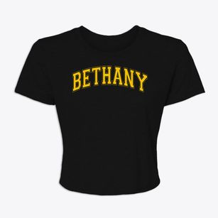 Bethany Elementary & Preschool Varsity Arch Women's Crop Top