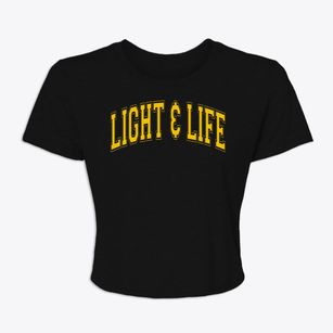 Light & Life Christian School Varsity Arch Women's Crop Top