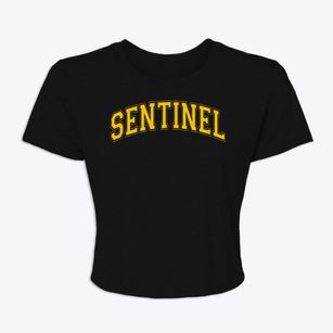 Sentinel Vocational School Varsity Arch Women's Crop Top