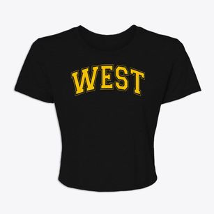 Gahanna Middle School West Varsity Arch Women's Crop Top