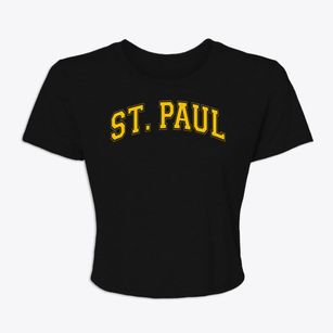 Saint Paul Lutheran School Varsity Arch Women's Crop Top